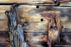 Detail from the wreck of the Laura J. Barnes.