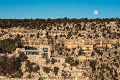 Moonset over Lookout Studio.